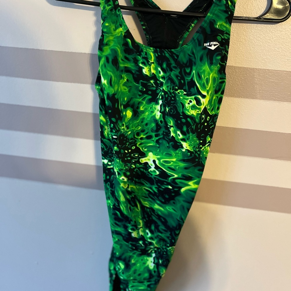 Green Swirl Women's Swimsuit
